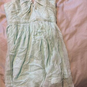 J. Crew Mint Strapless Dress